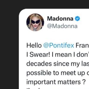 Madonna mandou recado para o Papa Francisco em 2022: 'Eu fui excomungada três vezes. Não parece justo'