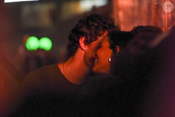 Shawn Mendes conversou ao pé do ouvido com Bruna Marquezine durante show em SP