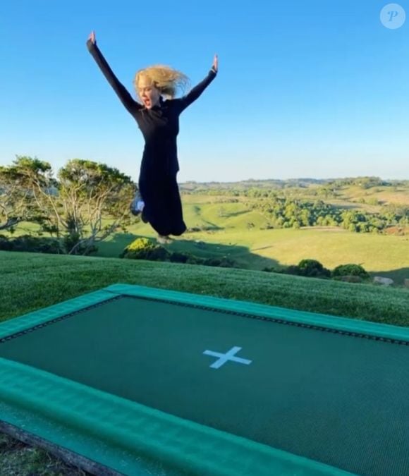 Nicole Kidman conta com diversas instalações de luxo e lazer, incluindo um trampolim