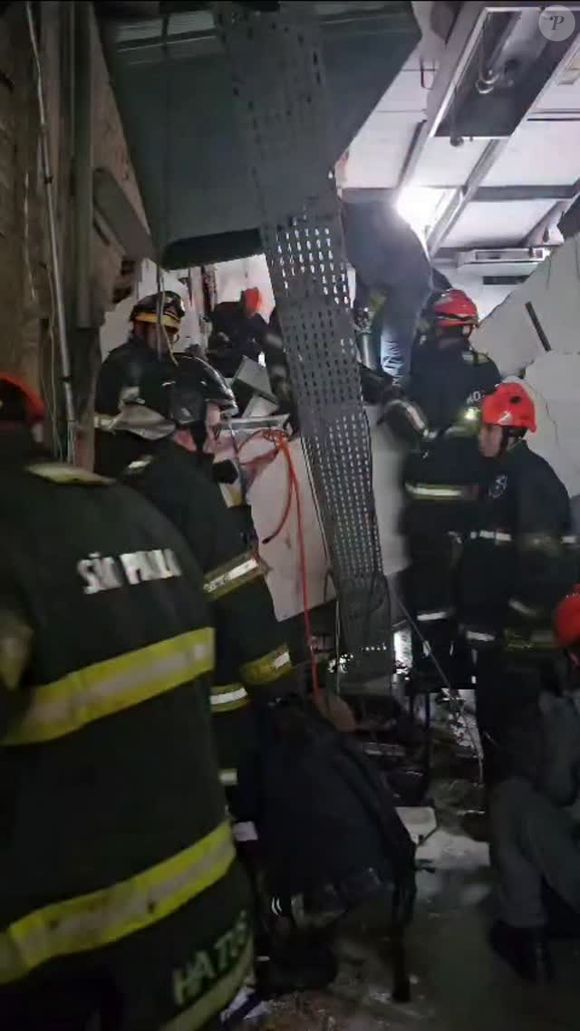 Duas pessoas estão presas nos escombros no restaurante de Henrique Fogaça