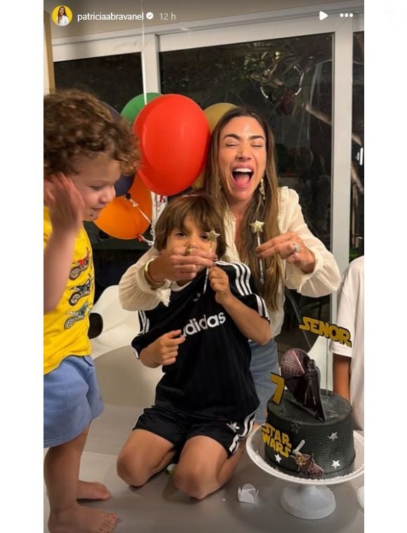 Patricia Abravanel acabou se divertindo com 'arte' do sobrinho Benjamin