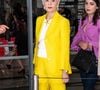 Carolina Herrera esteve presente no desfile de sua grife na última segunda-feira (14), em Nova York