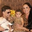 Por dentro da festa de Graciele Lacerda em 15 fotos! Mulher e filha caçula de Zezé Di Camargo combinam look e fofura da irmã de Wanessa Camargo rouba a cena