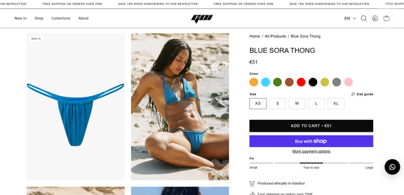 Look de praia de Virginia Fonseca é da marca GOI: conjunto com top de R$ 330,63 e calcinha de R$ 295,82 chama atenção