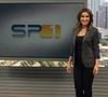 Michelle Barros se destacou e passou a comandar o 'SPTV', também na TV Globo, onde ficou conhecida pelo Brasil