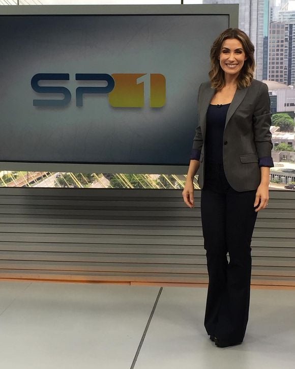 Michelle Barros se destacou e passou a comandar o 'SPTV', também na TV Globo, onde ficou conhecida pelo Brasil