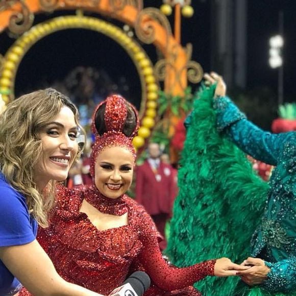Além do jornalismo, Michelle Barros também fez coberturas do Carnaval da TV Globo