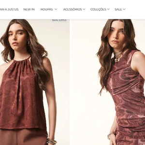 A coleção de Rafa Justus tem vestido longo rosa com decote V, alças finas e camadas de babados assimétricos, uma das apostas de boho chic da linha