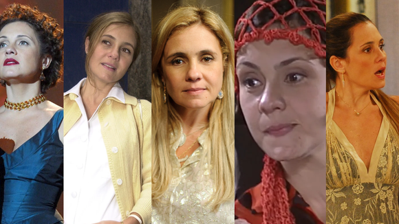 Nazaré mais jovem, Carminha de 'Avenida Brasil' e mais! 22 fotos de personagens que provam a versatilidade de Adriana Esteves