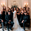 Minha tia pagou mais caro que isso: o vestido de madrinha de casamento escolhido por Demi Lovato para 7 amigas era totalmente preto e custava valor surpreendente
