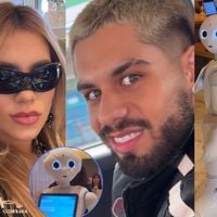 'Que bizarro. Que loucura': a reação de Virginia e Zé Felipe ao serem atendidos por robôs em restaurante no Japão