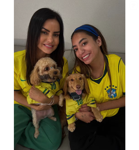 Giovanna e sua mãe, Roberta Soares