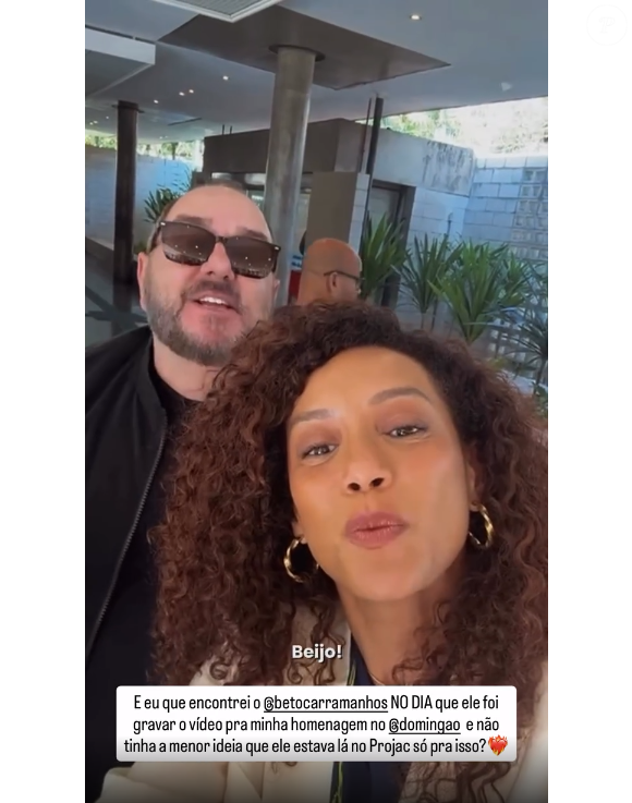 Taís Araújo e Beto Carramanhos são amigos até os dias de hoje