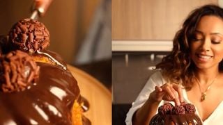 O melhor bolo de cenoura com cobertura de chocolate e brigadeiro, feito no liquidificador: estou apaixonado nesta receita de uma campeã do 'MasterChef Brasil'; é melhor do que todas as versões que já comi