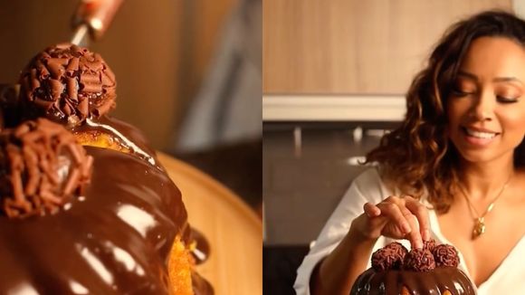 O melhor bolo de cenoura com cobertura de chocolate e brigadeiro, feito no liquidificador: estou apaixonado nesta receita de uma campeã do 'MasterChef Brasil'; é melhor do que todas as versões que já comi