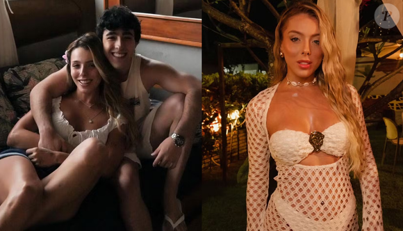 Aos 17 anos, filho de Bruno (dupla de Marrone), Enzo Rabelo assume namoro com influenciadora 10 anos mais velha e web detona: 'Namorando uma criança'