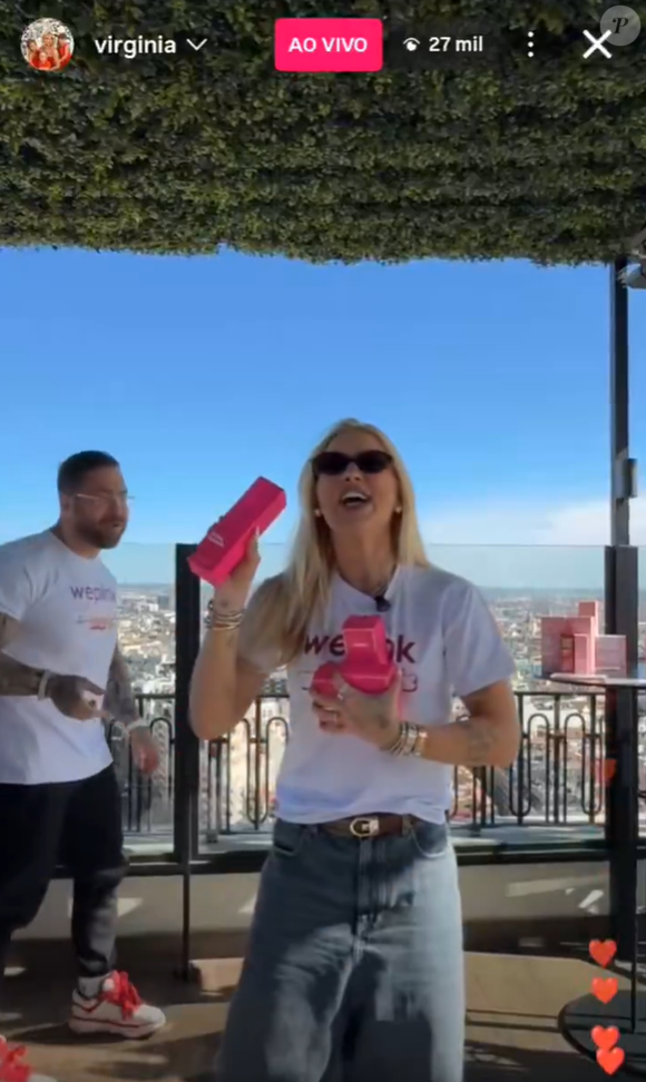 Virgínia Fonseca é 'exposta' por amigos em live de aniversário em Madri e momento íntimo com Vini Jr. vira assunto nas redes