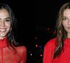 Bruna Marquezine e Sasha elegem vestido vermelho em coincidência fashion para festa pré-carnaval 2026. Fotos!