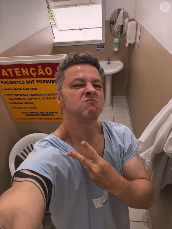 Entre os cliques, Lucas Lima apareceu se divertindo com amigos e até durante a realização de exames