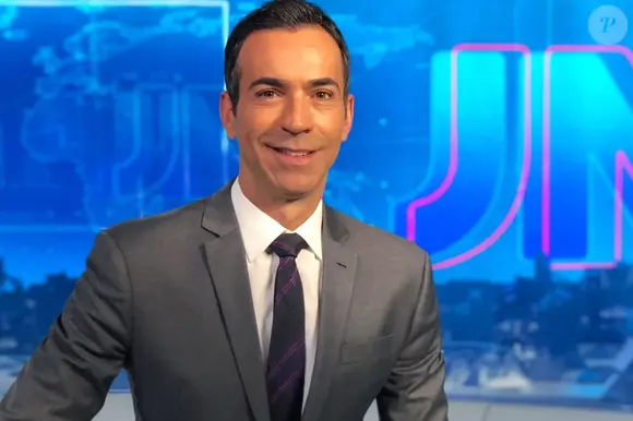 Ainda no 'SPTV', César Tralli começou a substituir William Bonner no 'Jornal Nacional' em folgas e férias