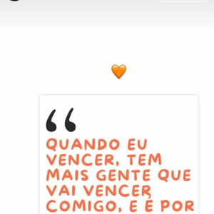 Bella Campos teria compartilhado essa mensagem nesta quinta-feira (17), em seu perfil no Instagram.