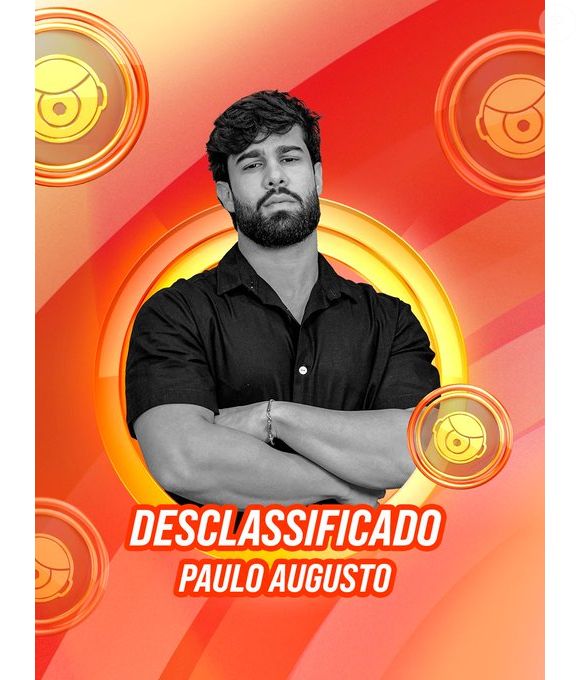 Paulo Augusto foi expulso do ‘BBB 26’ nesta sexta-feira (30)