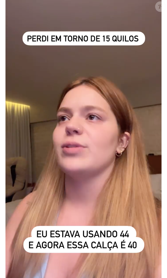 Viih Tube também ressalta que está seguindo os treinos e uma rotina mais saudável, sem intervenção dos remédios emagrecedores.