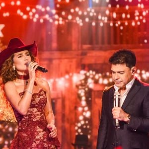 Zezé Di Camargo e Paula Fernandes cantaram em evento em 2025