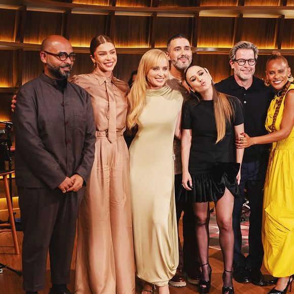 Grazi Massafera e Marilo Benício também estiveram juntos na estreia do programa de Angélica no GNT