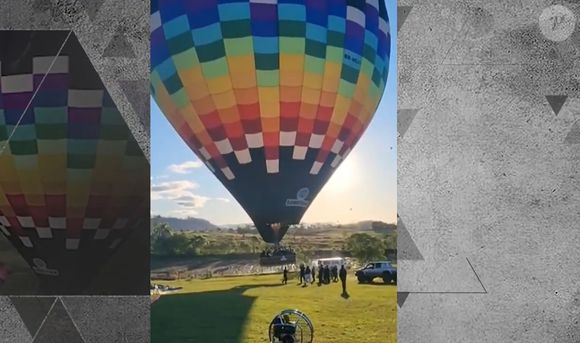 Vinte pessoas além do piloto embarcaram no balão em em Praia Grande (SC) no último sábado