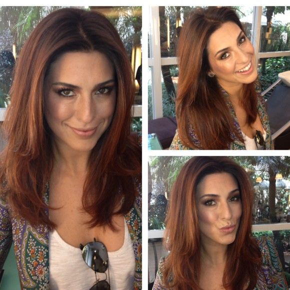 Fernanda Paes Leme aderiu ao ruivo e pintou o cabelo na reta final de 'Salve Jorge'