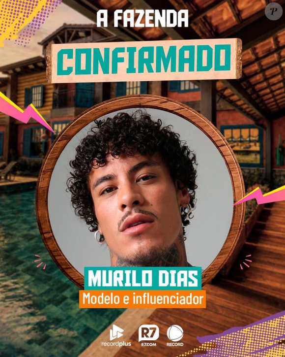 Murilo Dias - modelo e influenciador: Natural de Brazlândia (DF), Murilo trabalha como modelo e influenciador e já tem experiência em reality shows. Participou de Soltos em Floripa e A Grande Conquista, onde chamou atenção por seu comportamento direto e por afirmar que não consegue ser falso no jogo