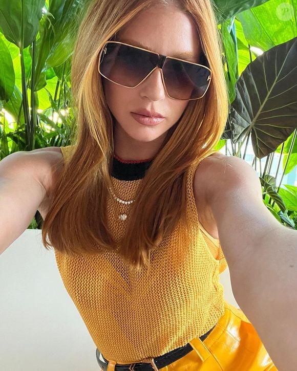 Marina Ruy Barbosa contou que a experiência fez com que passasse a refletir de maneira diferente sobre a força que uma informação falsa pode ganhar quando é repetida muitas vezes.