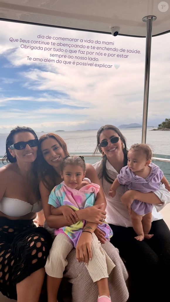 Mãe de Bruna Biancardi ganhou também mensagem da filha Bianca Biancardi pelo aniversário
