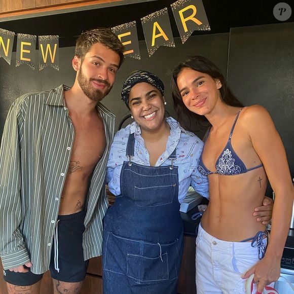 A chef de cozinha Shirley Lima cozinhou para Bruna Marquezine e João Guilherme