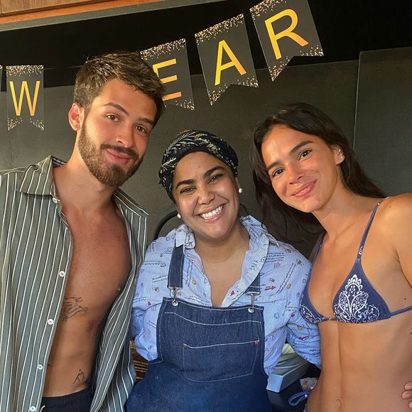 A chef de cozinha Shirley Lima cozinhou para Bruna Marquezine e João Guilherme