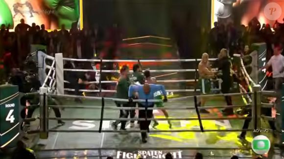 Após vitória de Popó, equipes dele e de Wanderlei Silva invadiram o ringue
