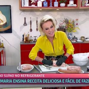Ana Maria Braga soltou gargalhada ao ensinar receita na TV. Rir em algumas situações, de acordo com estudos, é aliviar o que está reprimido