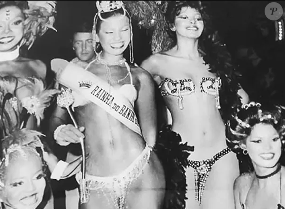 Solange Couto como musa do Sargentelli, na década de 70