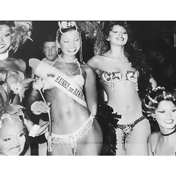 Solange Couto como musa do Sargentelli, na década de 70