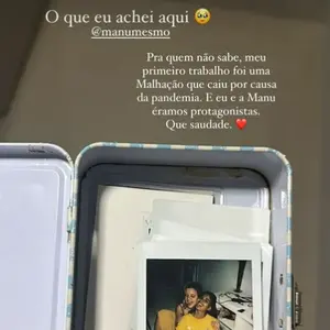 Bella Campos chegou a revelar que dividiria a cena com Manu Morelli