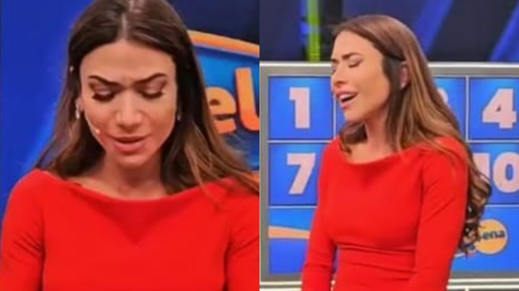 Patrícia Abravanel chora no palco do 'Programa Silvio Santos' e faz promessa para o pai; dono do SBT faria 94 anos hoje