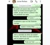 Priscila Kiekow postou prints que seriam de conversas de Lucas com Miriam, mãe de Isabel Veloso