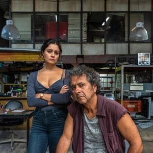 Sophie Charlotte ao lado de Marcos Palmeira