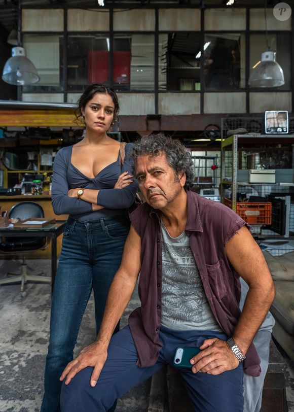 Sophie Charlotte ao lado de Marcos Palmeira