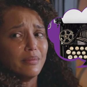 Raquel, na versão original d 'Vale Tudo', lutava por um empreso de datilografia, mas não sabia mexer em máquina de escrever