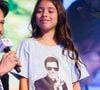 Neta de Silvio Santos, Jane, filha de Patricia Abravanel, usou camiseta em homenagem ao avô famoso, morto em 2024