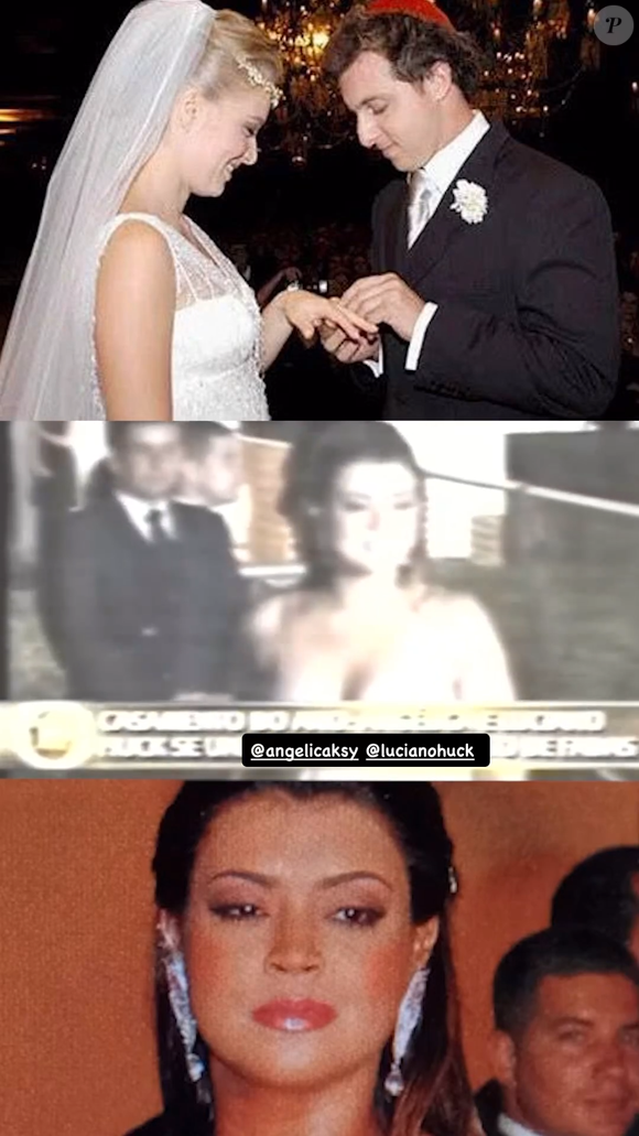 Preta Gil foi madrinha do casamento de Angélica e Luciano Huck em 2004