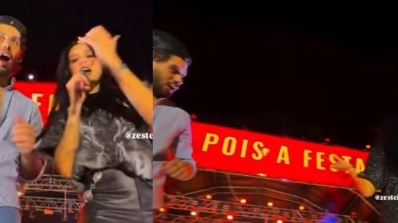Ana Castela faz Zé Felipe 'babar' com coreografia sexy em show e ex de Virginia Fonseca surpreende com beijo....