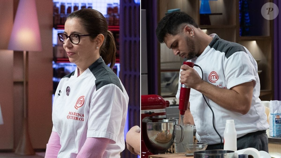 Natan, participante do 'MasterChef Confeitaria 2025', em cena do episódio que gerou polêmica com Marina